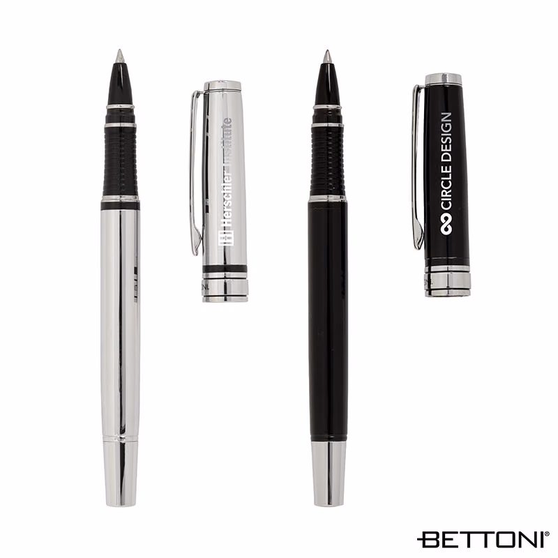 Bettoni Avellino Recycled Brass Cap-Off Rollerball Pen image 2