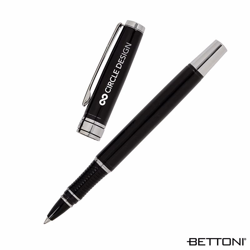 Bettoni Avellino Recycled Brass Cap-Off Rollerball Pen image 1