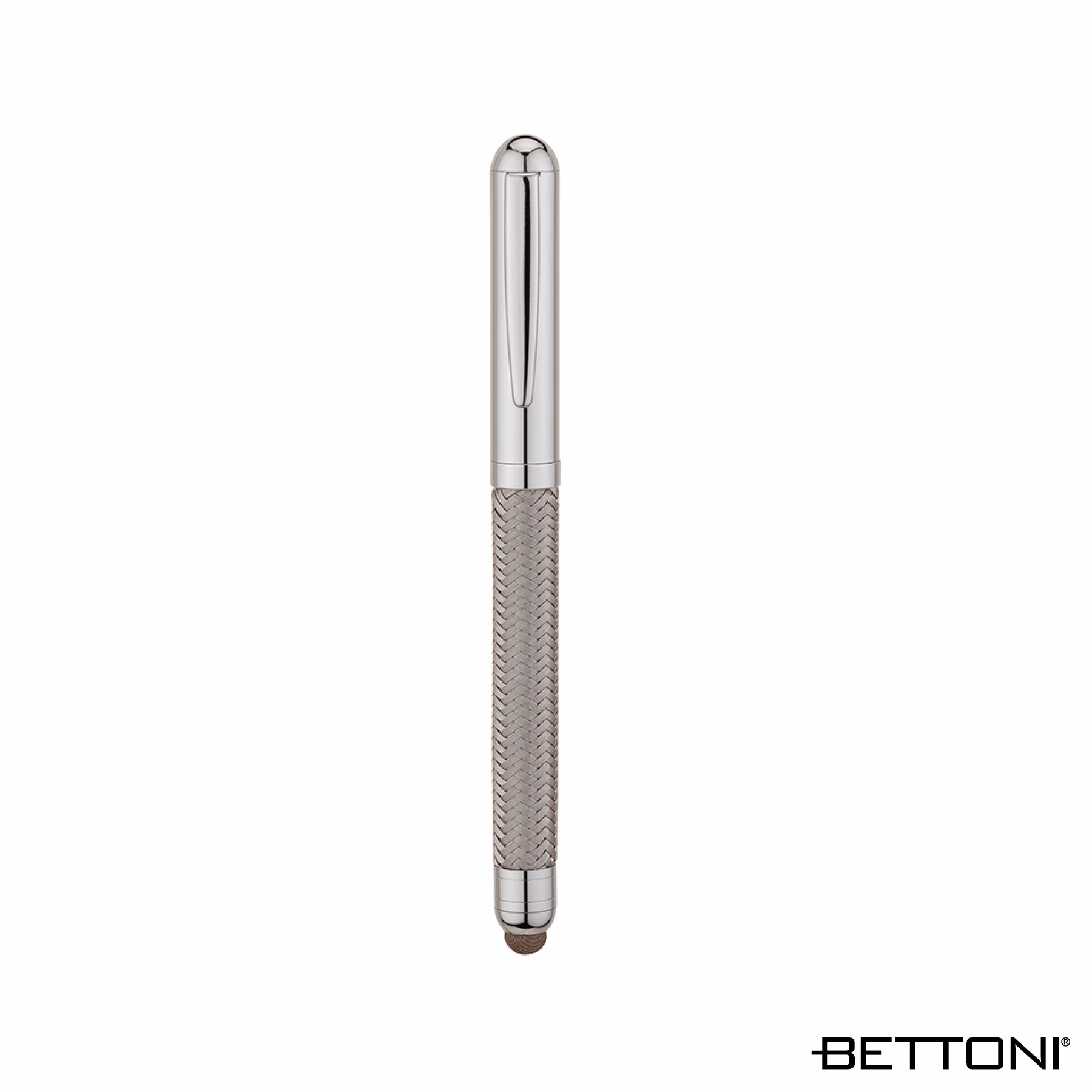 Bettoni Fasciare Rollerball Stylus Pen - Silver