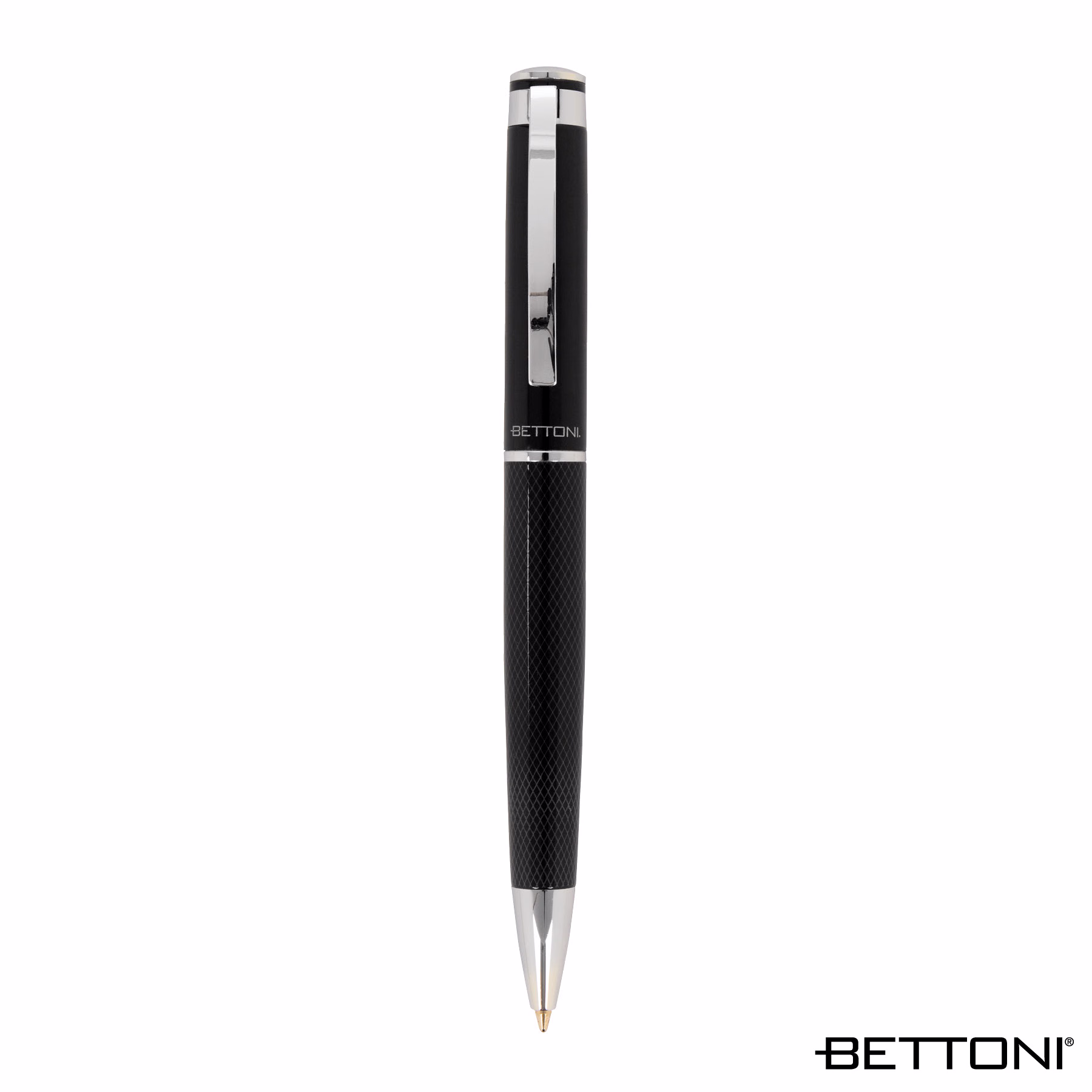Bettoni Lazio Recycled Brass Ballpoint Pen - Black
