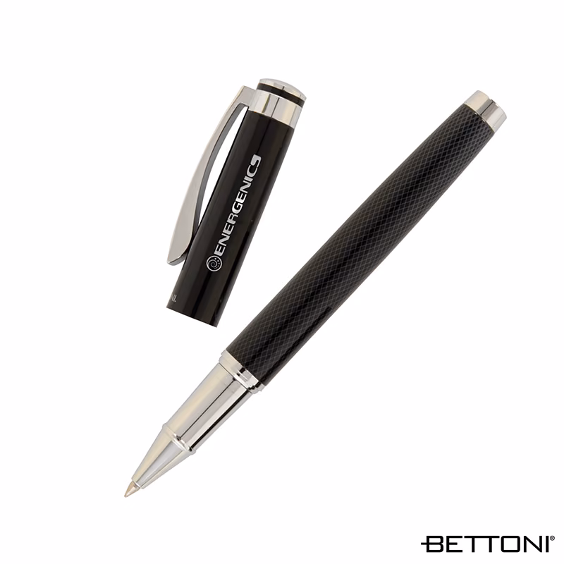 Bettoni Lazio Recycled Brass Cap-Off Rollerball Pen image 1