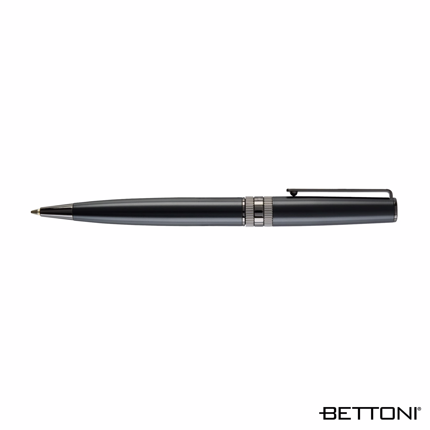 Bettoni Massimo Brass Ballpoint Pen - Black