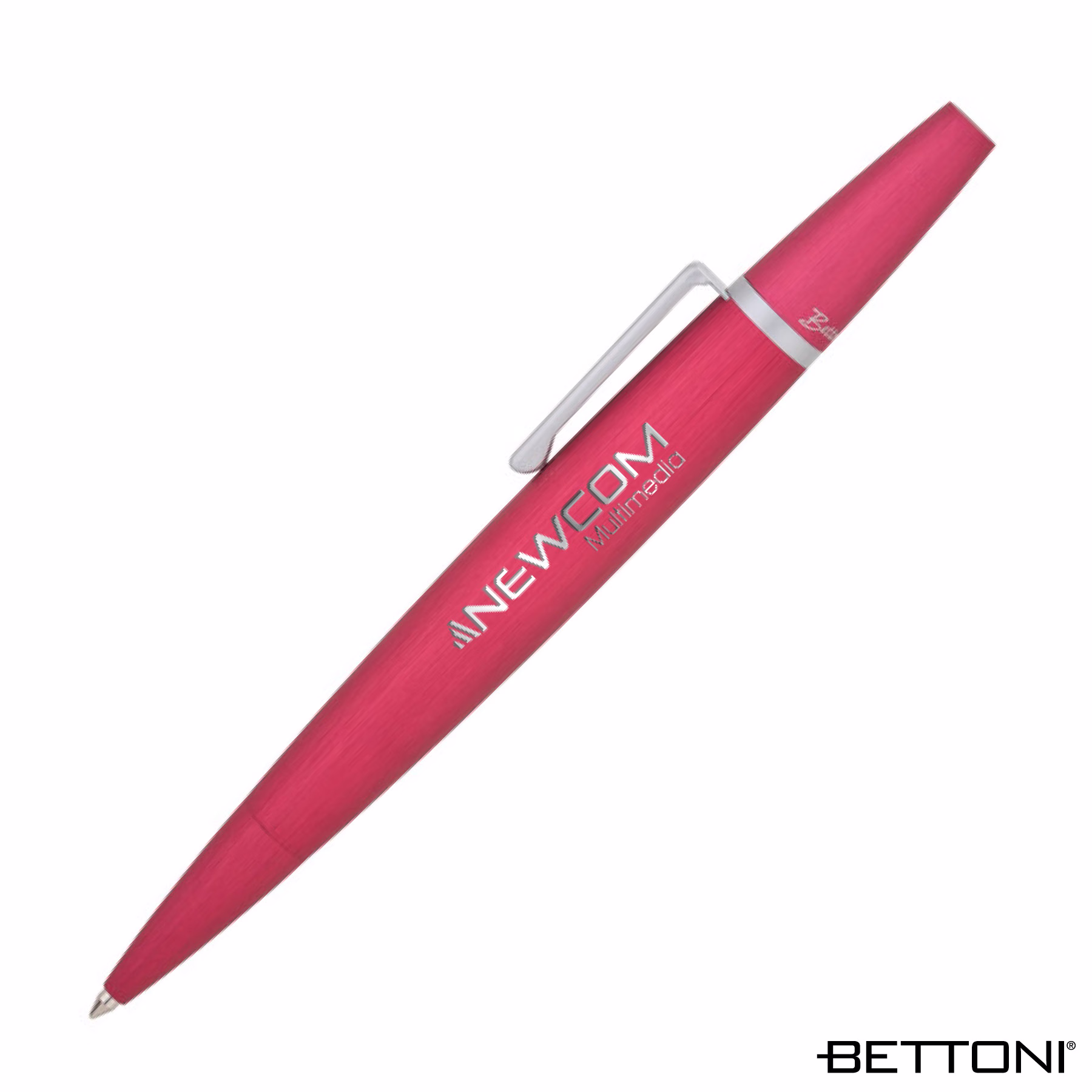 Bettoni Quadrato Ballpoint Pen - Red