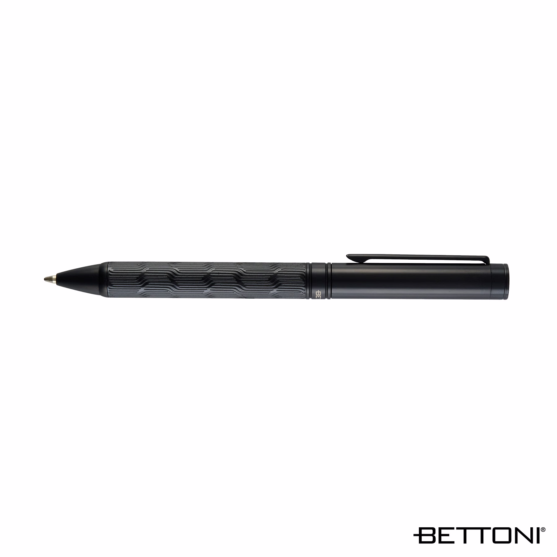 Bettoni Torino Brass Ballpoint Pen - Black