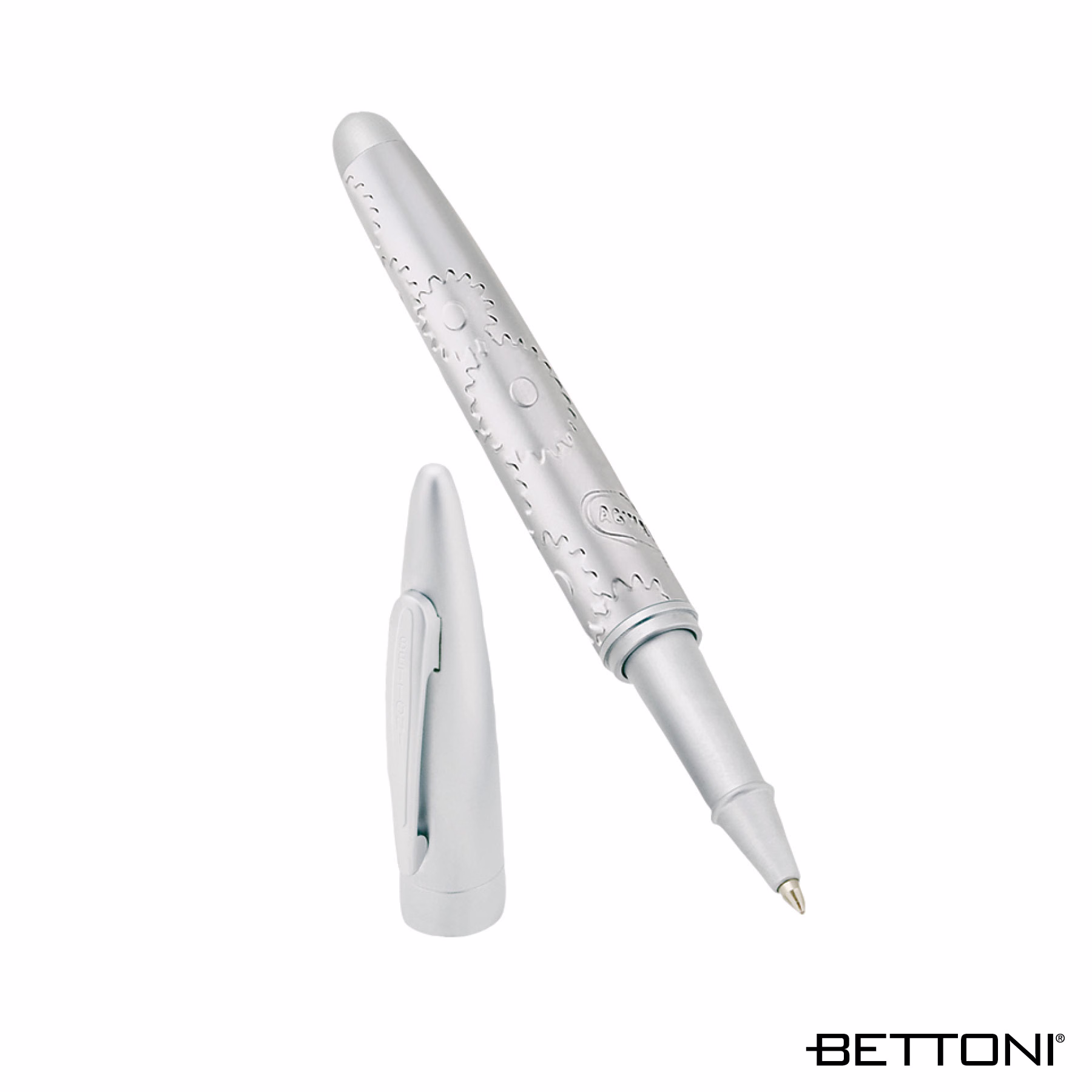 Bettoni Corona Series Rollerball Pen - Satin-Silver