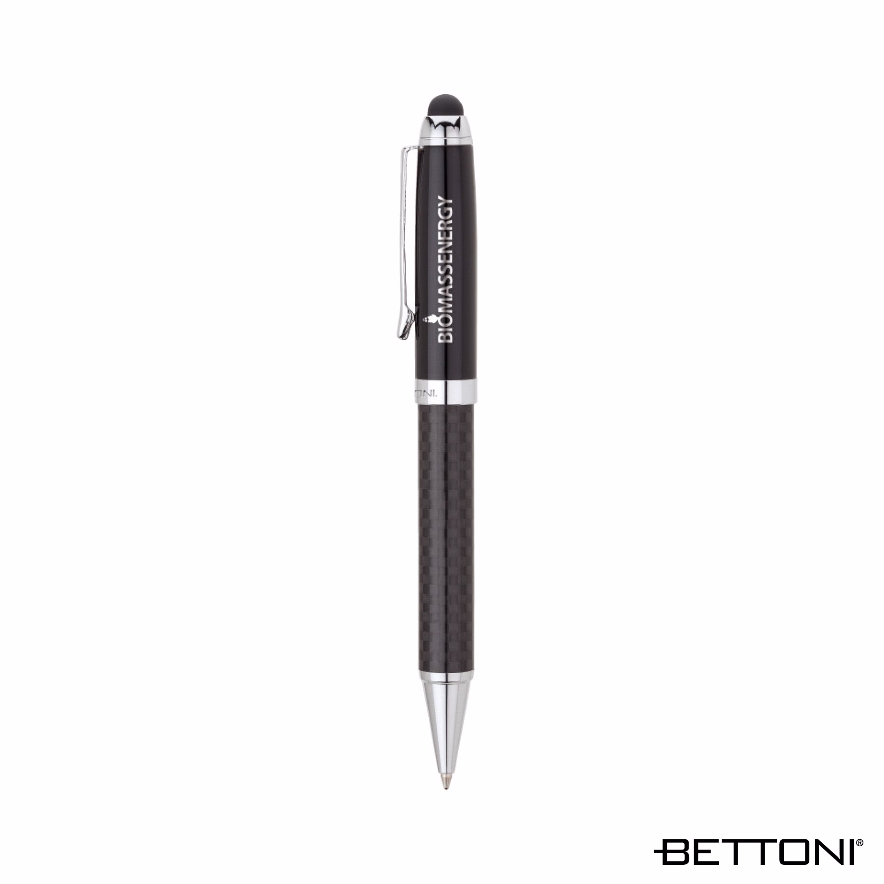 Bettoni Potenza Ballpoint Pen & Stylus - Black