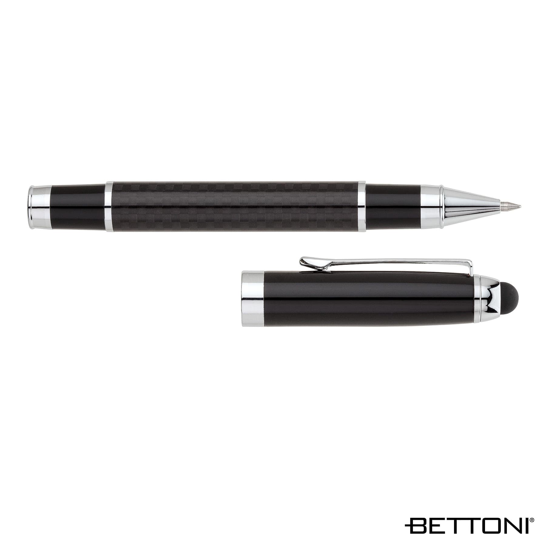 Bettoni Potenza Rollerball Pen & Stylus - Black