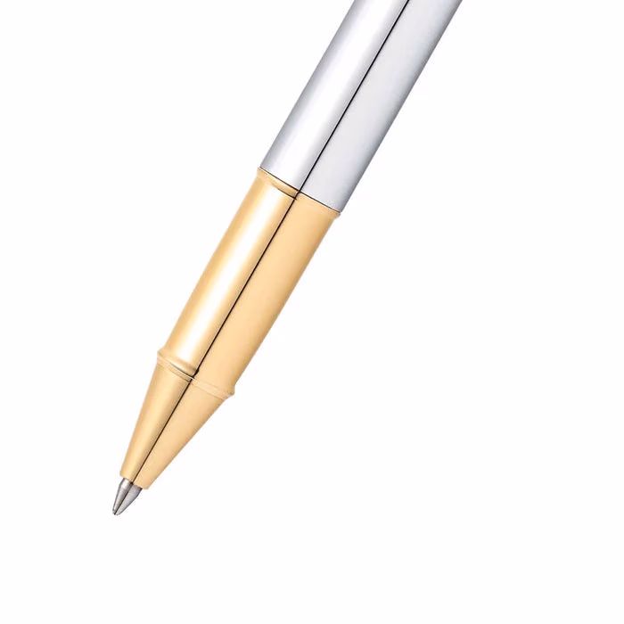 Sheaffer 100 Chrome with Gold Trims Rollerball Pen image 2