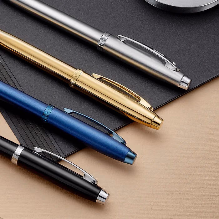 Sheaffer 100 Brushed Chrome Fountain Pen With Chrome Trims - Medium image 4