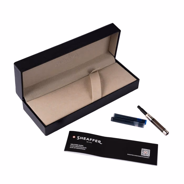 Sheaffer 100 Brushed Chrome Fountain Pen With Chrome Trims - Medium image 6