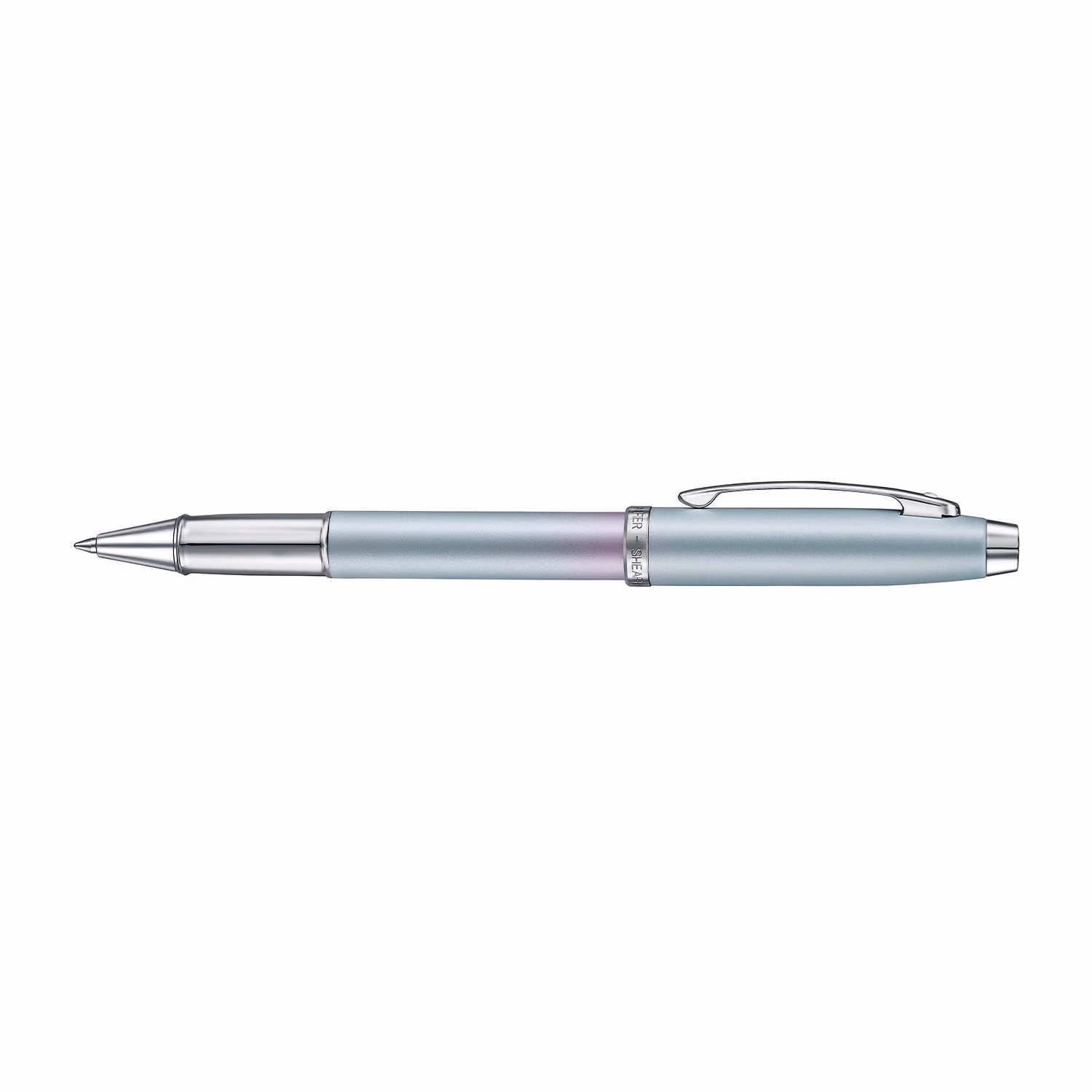Sheaffer 100 Expressions Blue Pink Pearlised Gradient Chrome-plated Trims Rollerball - Expressions Blue Pink Pearlised Gradient Chrome-plated Trims
