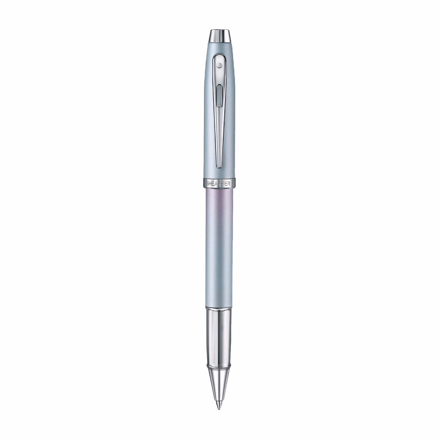 Sheaffer 100 Expressions Blue Pink Pearlised Gradient Chrome-plated Trims Rollerball image 4