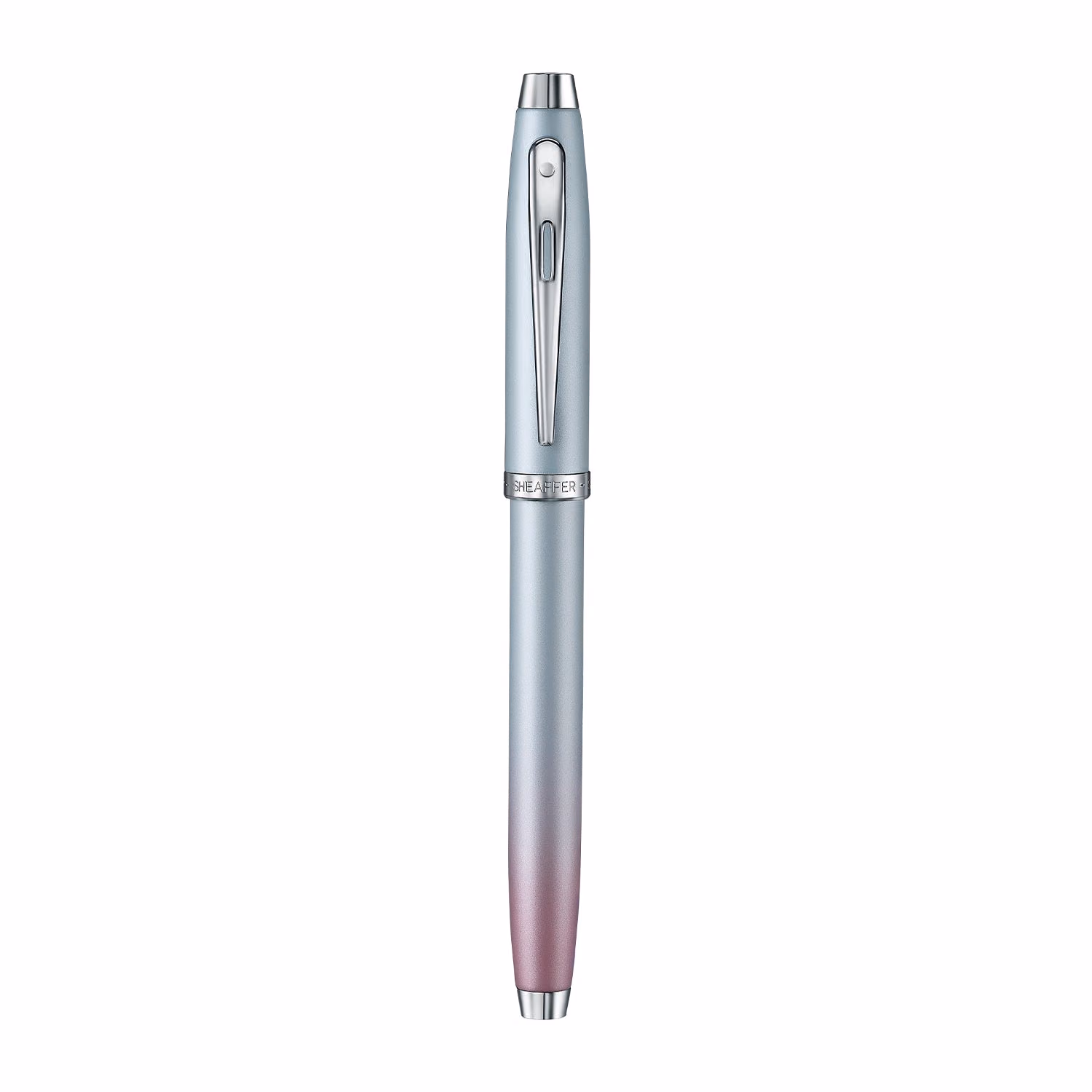 Sheaffer 100 Expressions Blue Pink Pearlised Gradient Chrome-plated Trims Rollerball image 5