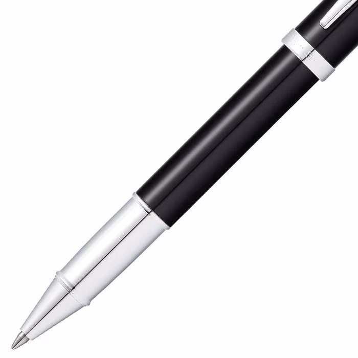 Sheaffer 100 Glossy Black With Chrome Trims Rollerball Pen image 2