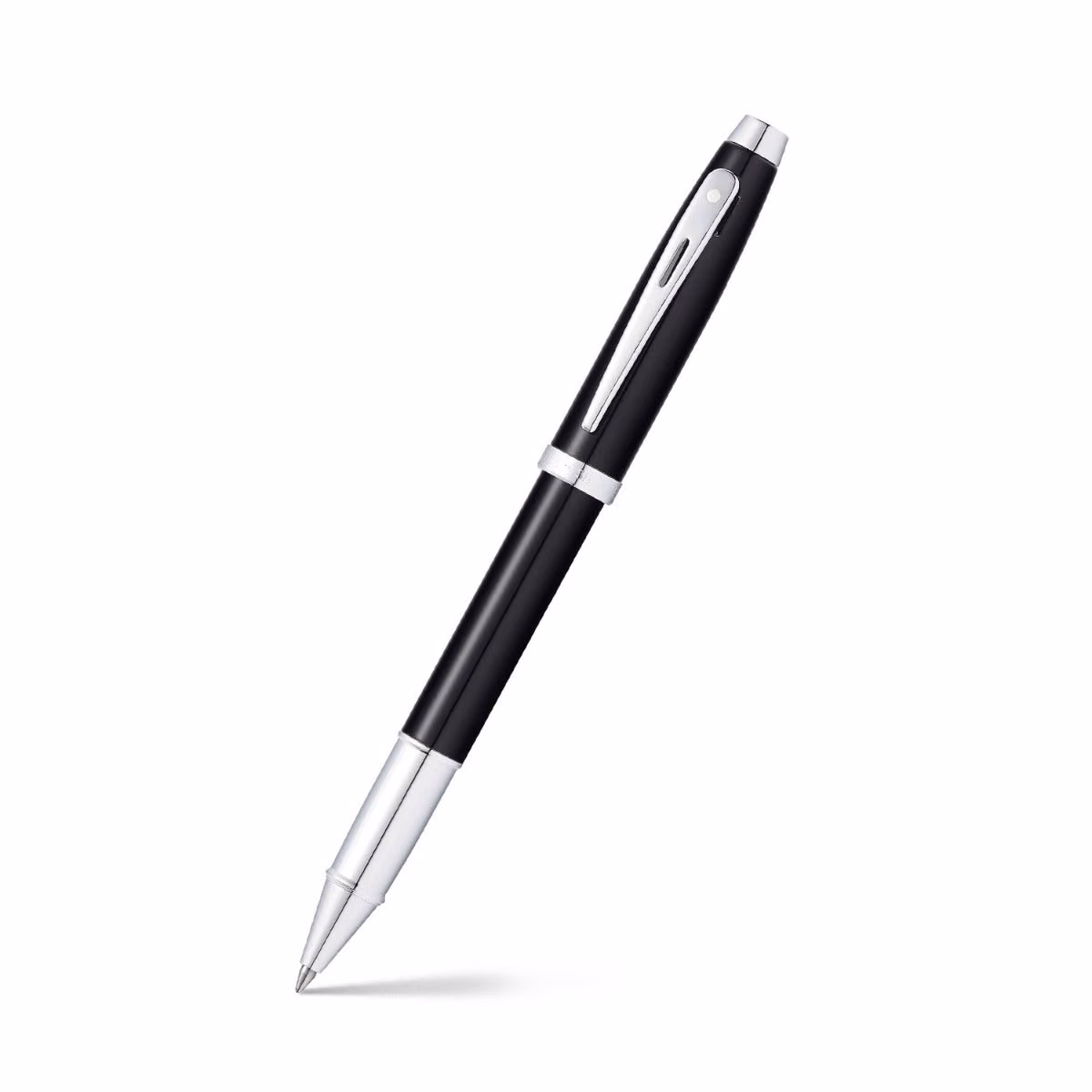 Sheaffer 100 Glossy Black With Chrome Trims Rollerball Pen image 1