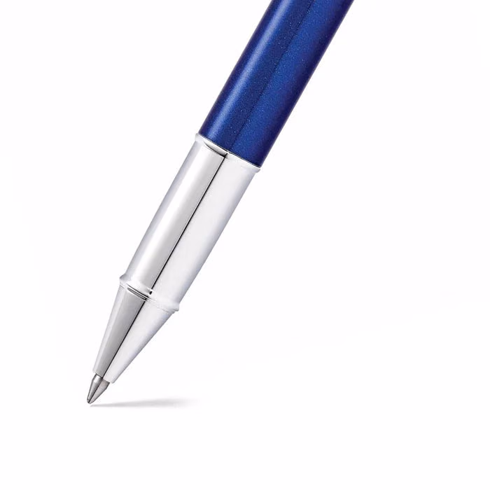 Sheaffer 100 Glossy Blue with Chrome Trims Rollerball Pen image 2
