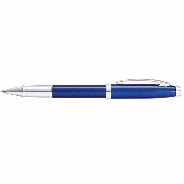 Sheaffer 100 Glossy Blue with Chrome Trims Rollerball Pen image 3