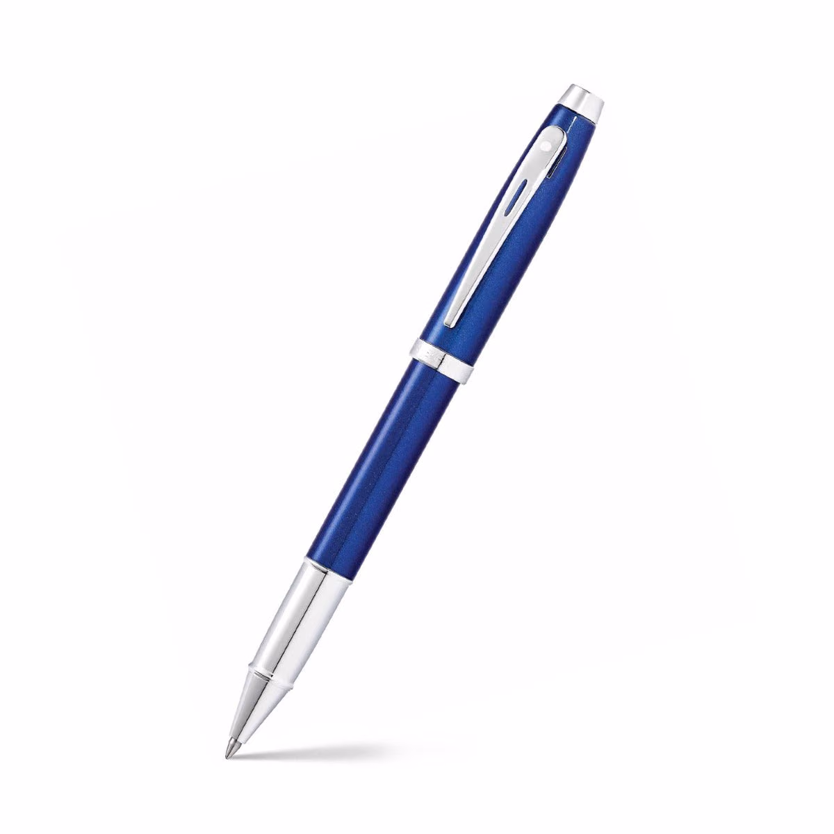 Sheaffer 100 Glossy Blue with Chrome Trims Rollerball Pen image 1