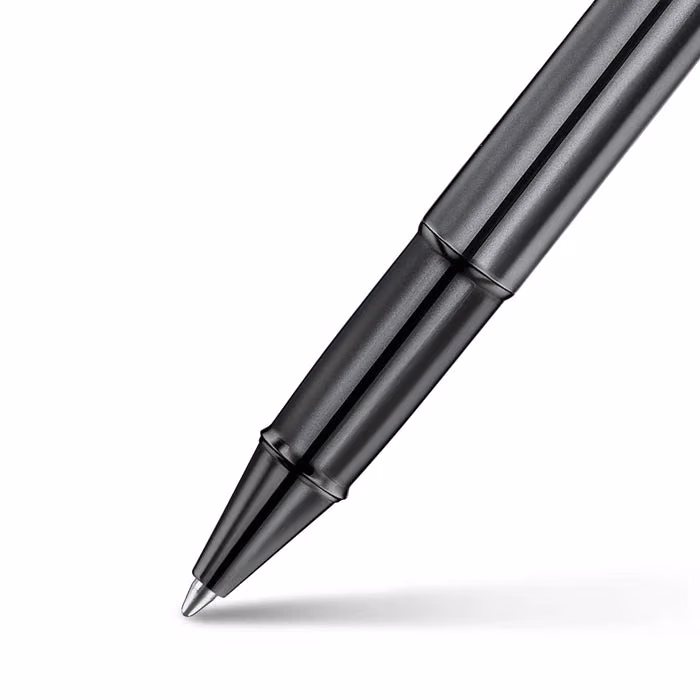 Sheaffer 100 9375 Ionic Gunmetal Grey Rollerball Pen with Shiny PVD Trims image 2