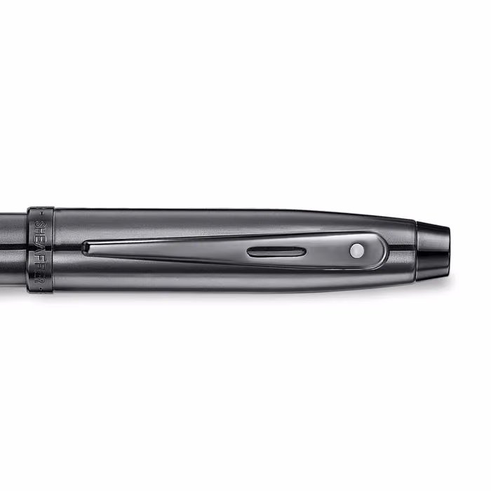 Sheaffer 100 9375 Ionic Gunmetal Grey Rollerball Pen with Shiny PVD Trims image 4