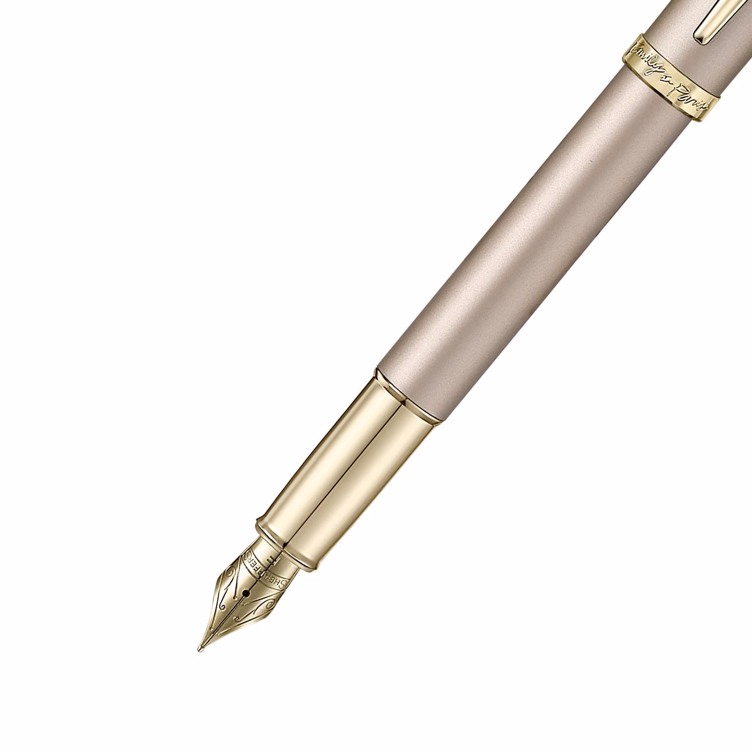 Sheaffer 100 Lacquer finish with Champagne Gold PVD trims Fountain Pen image 2