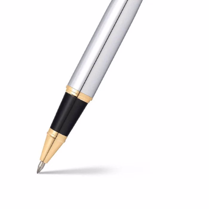 Sheaffer 300 Chrome Rollerball with Gold-tone Trim image 2