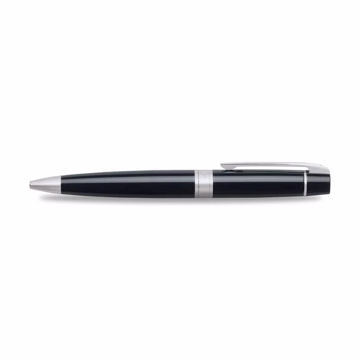 Sheaffer 300 Glossy Black Ballpoint with Chrome Trim - Glossy Black with Chrome Trim