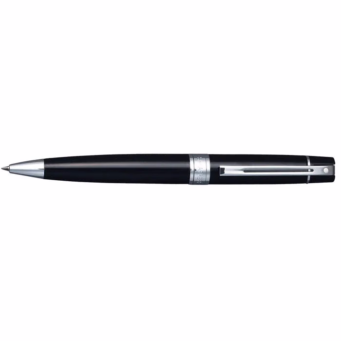 Sheaffer 300 Glossy Black Ballpoint with Chrome Trim image 6