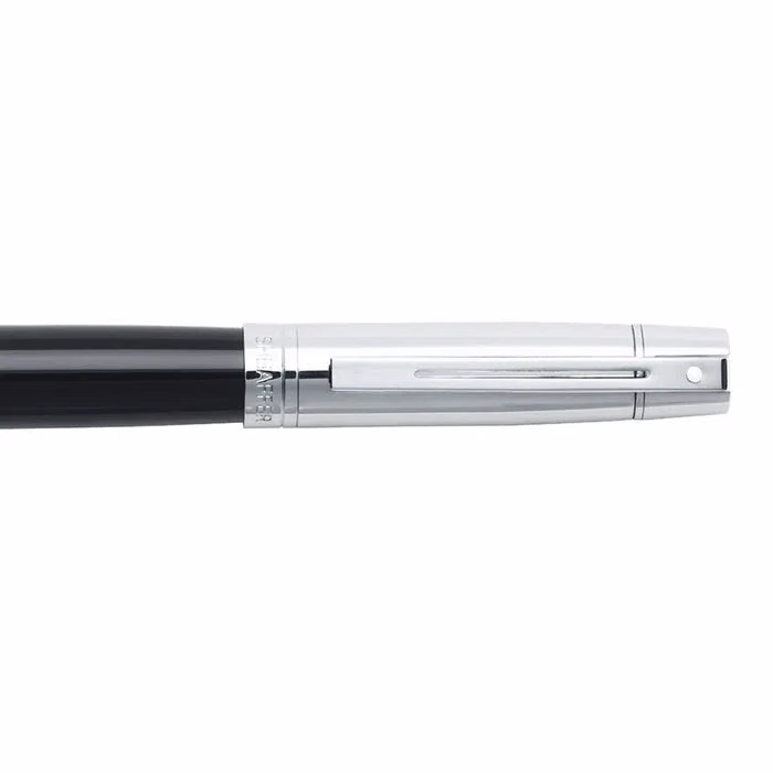Sheaffer 300 Glossy Black Fountain Pen with Chrome Cap image 4