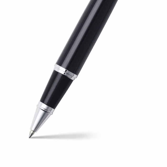 Sheaffer 300 Glossy Black Rollerball with Chrome Cap image 2
