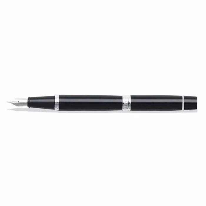 Sheaffer 300 Glossy Black Fountain Pen with Chrome Trim image 4