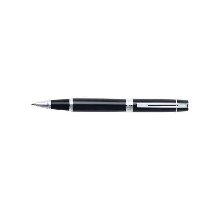 Sheaffer 300 Glossy Black Rollerball with Chrome Trim image 2