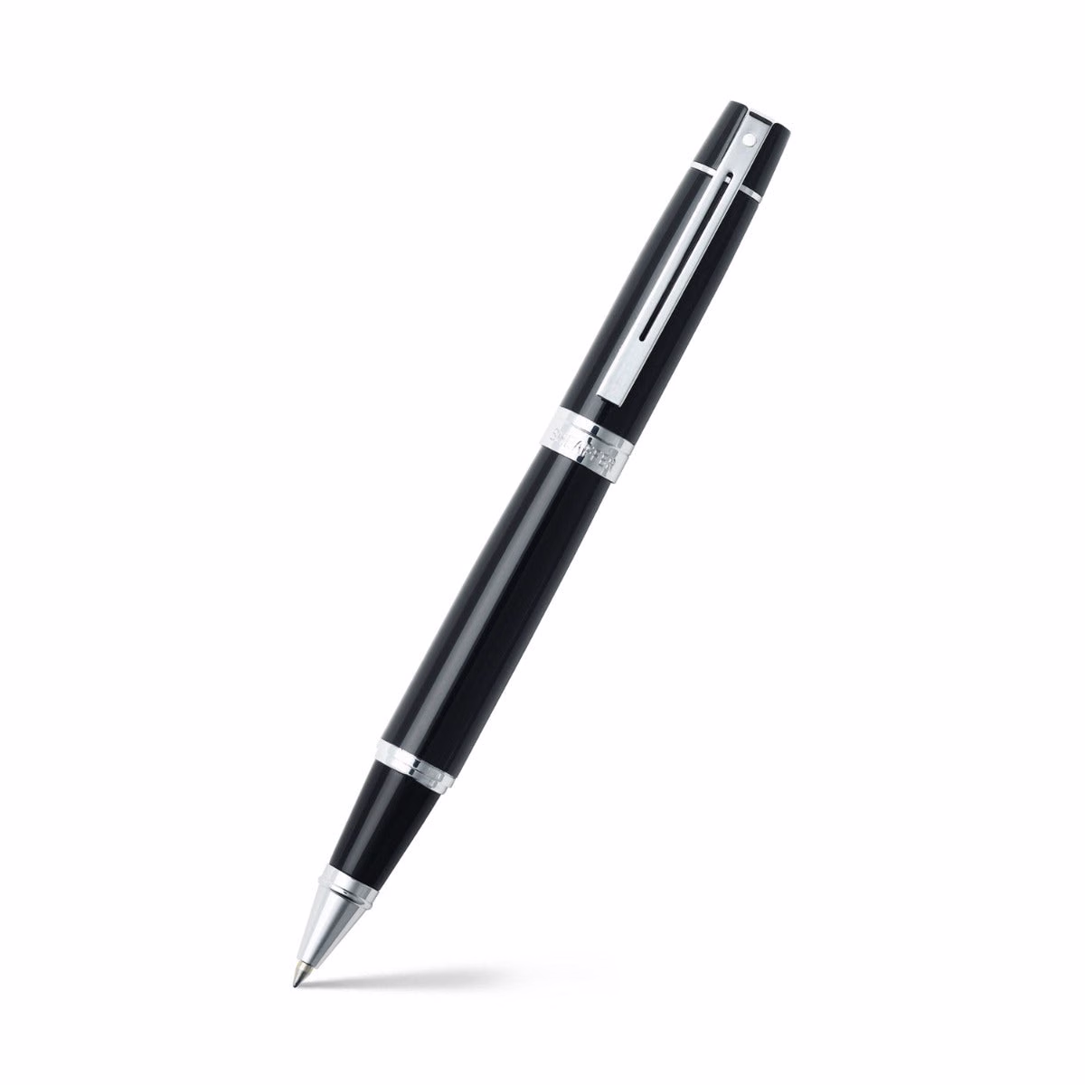 Sheaffer 300 Glossy Black Rollerball with Chrome Trim image 1