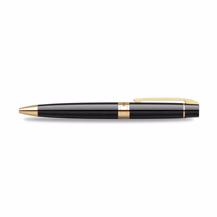 Sheaffer 300 Glossy Black Ballpoint with Gold-tone Trim - Glossy Black with Gold Trim
