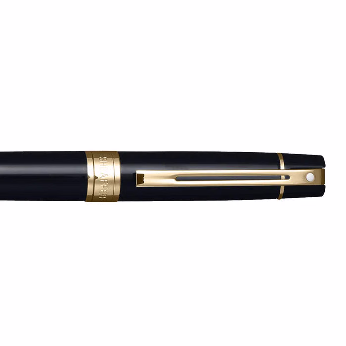 Sheaffer 300 Glossy Black Ballpoint with Gold-tone Trim image 4