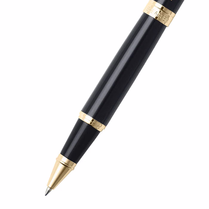 Sheaffer 300 Glossy Black Rollerball with Gold-tone Trim image 2