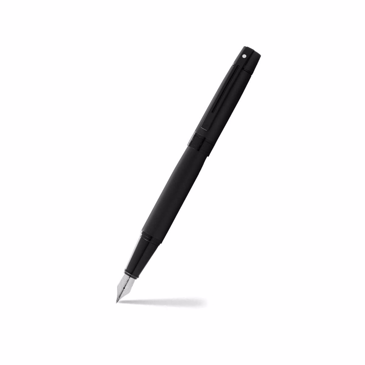 Sheaffer 300 Matte Black Fountain Pen with Black Trim image 1