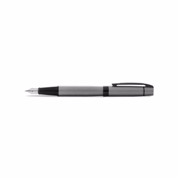 Sheaffer 300 Matte Gray Fountain Pen with Black Trim - Matte Gray with Black Trim