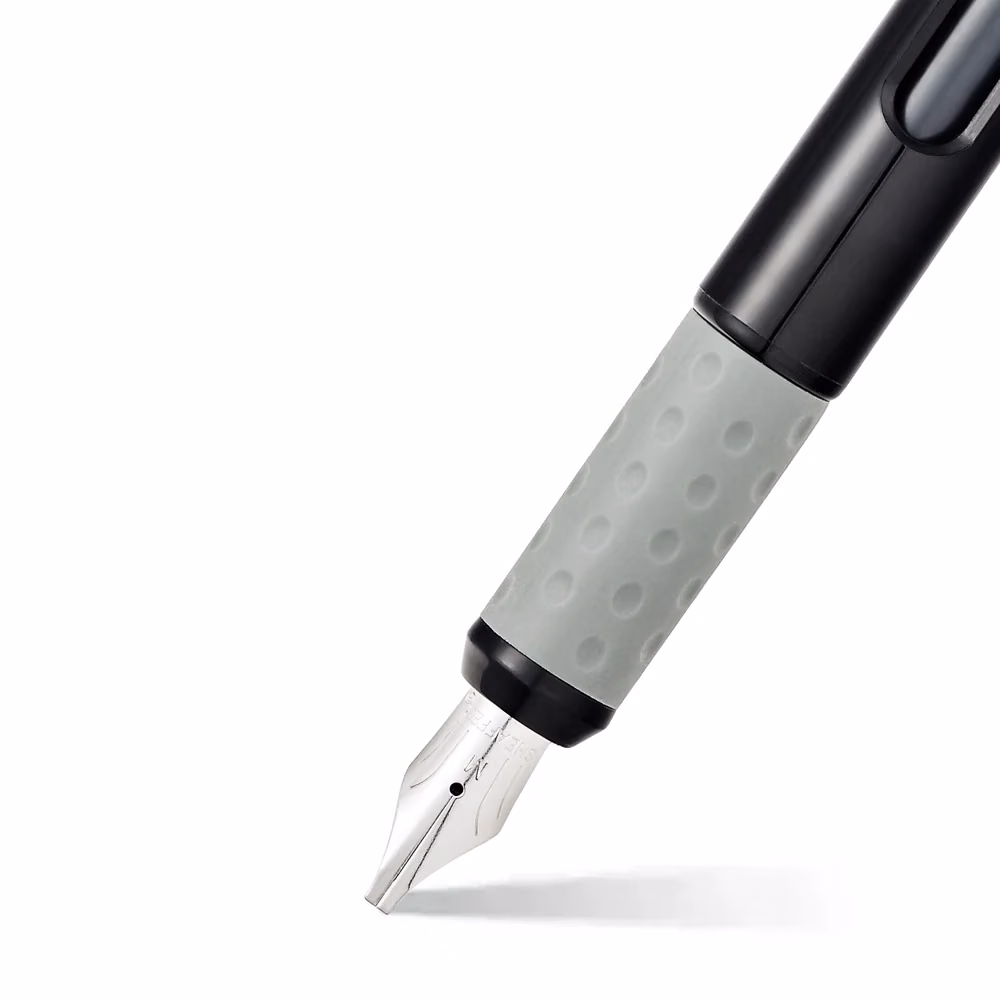 Sheaffer Calligraphy Glossy Black, Blue and Yellow Fountain pens Maxikit in Hangsell - F, M, B nibs image 2