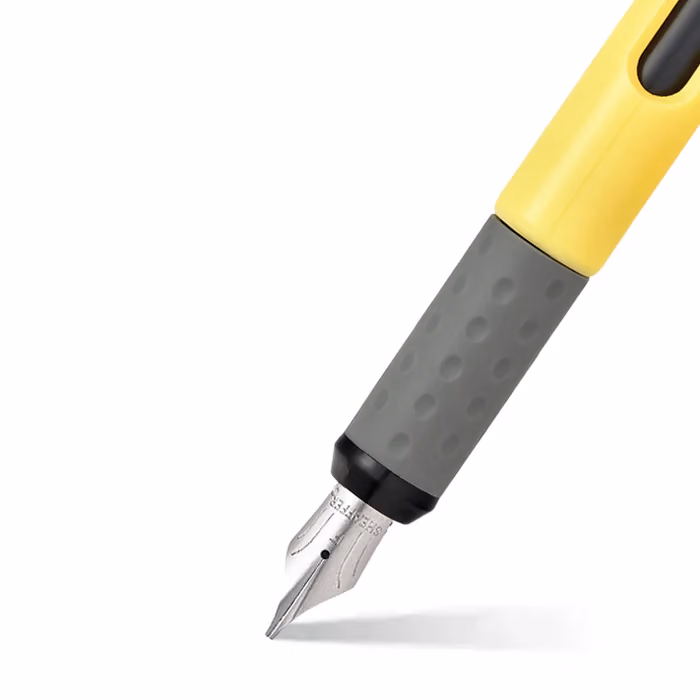 Sheaffer Calligraphy Glossy Black, Blue and Yellow Fountain pens Maxikit in Hangsell - F, M, B nibs image 4