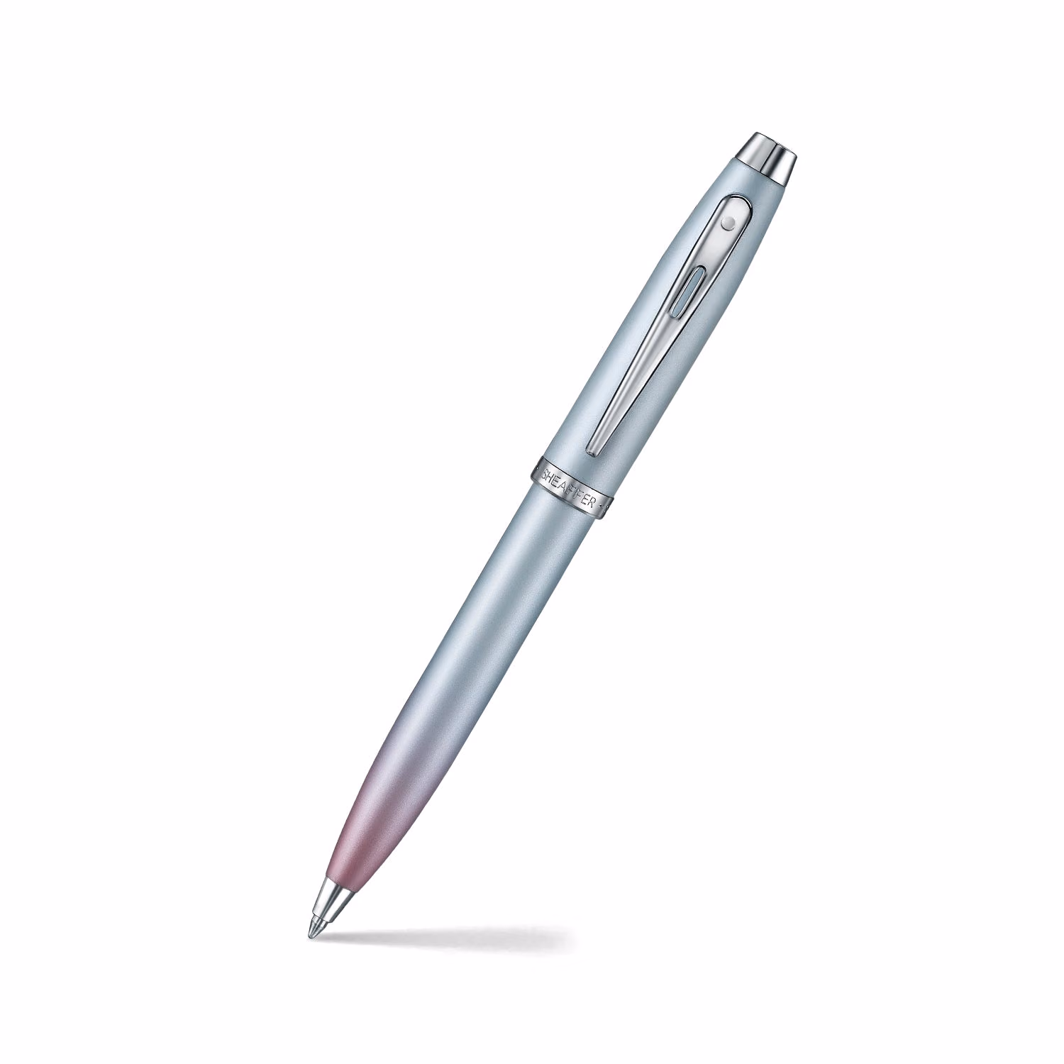 Sheaffer Gift Set . Expressions Blue Pink Pearlised Gradient Chrome-plated Trims Ballpoint image 3
