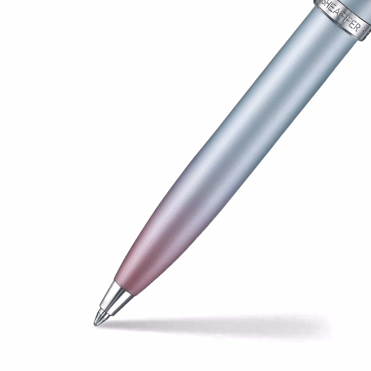 Sheaffer Gift Set . Expressions Blue Pink Pearlised Gradient Chrome-plated Trims Ballpoint image 4