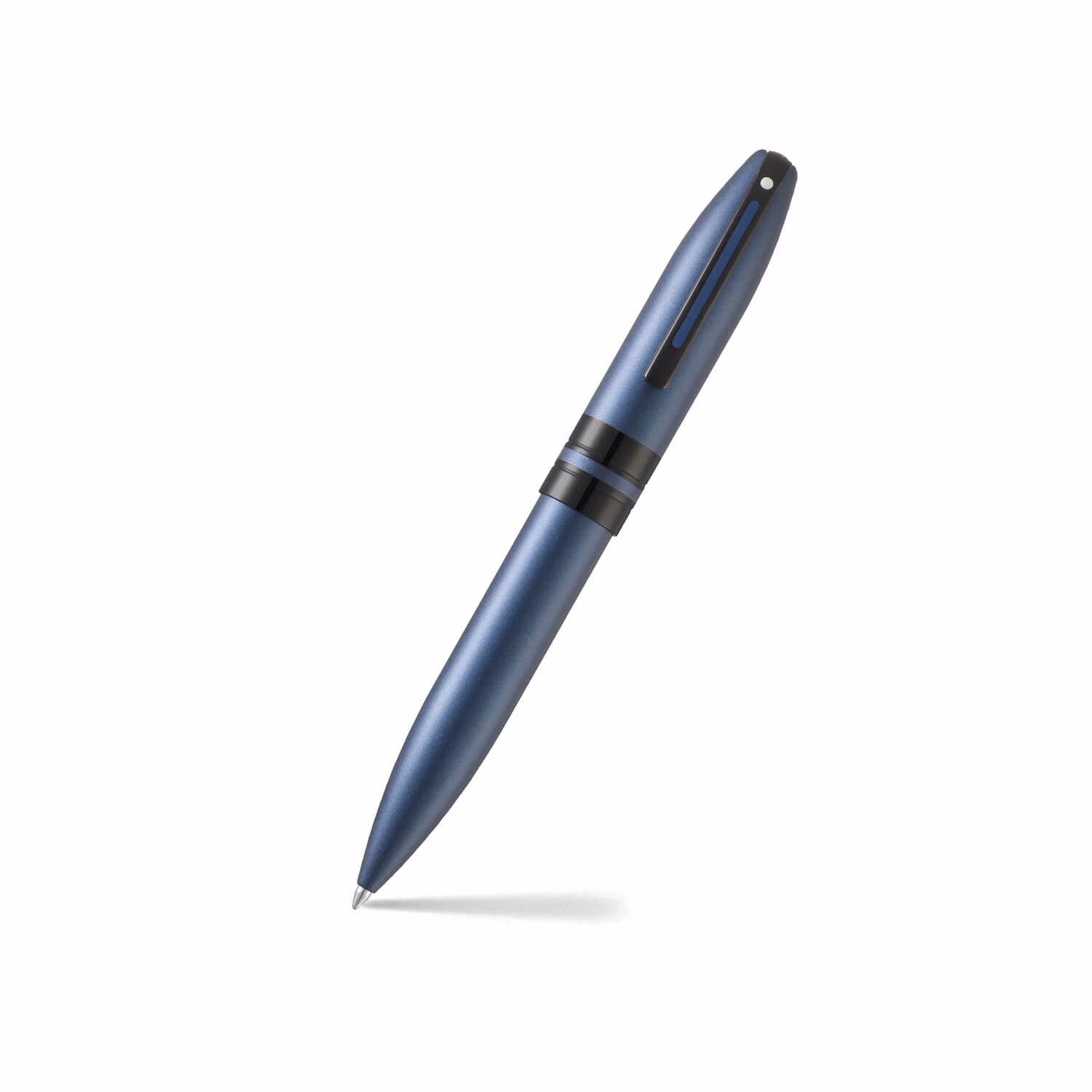Sheaffer ICON 9110 Metalic Blue Ballpoint Pen With Gloss Black Trim image 1