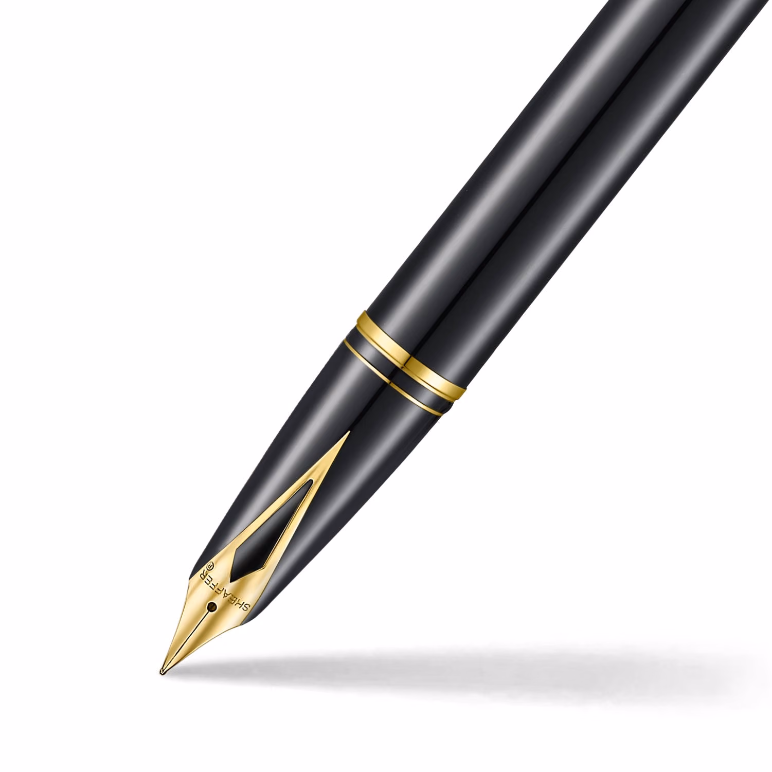 Sheaffer Legacy Black & chrome lacquer finished with 14k PVD gold-plated trims Fountain Pen image 2
