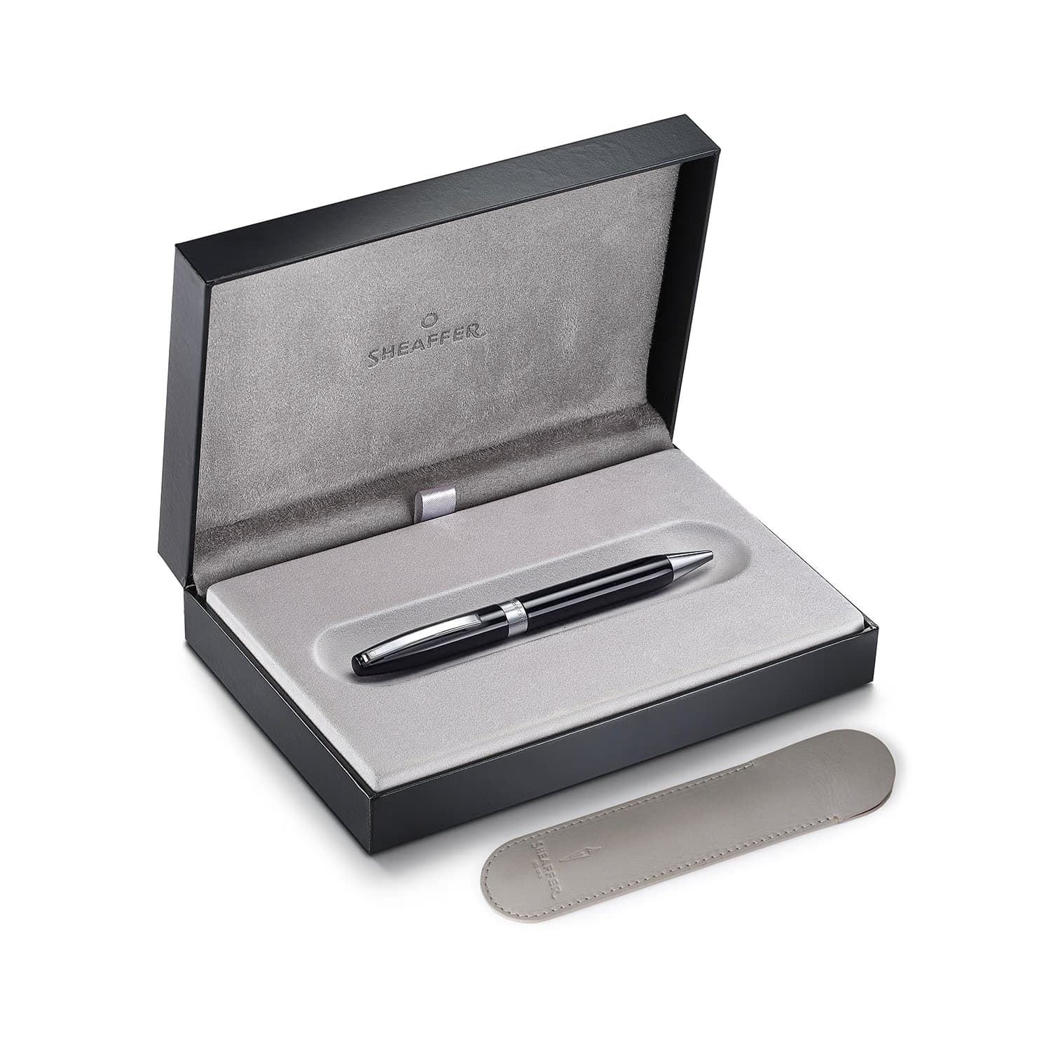 Sheaffer Legacy 9064 Glossy Black Ballpoint Pen with Chrome-Plated Trims image 6