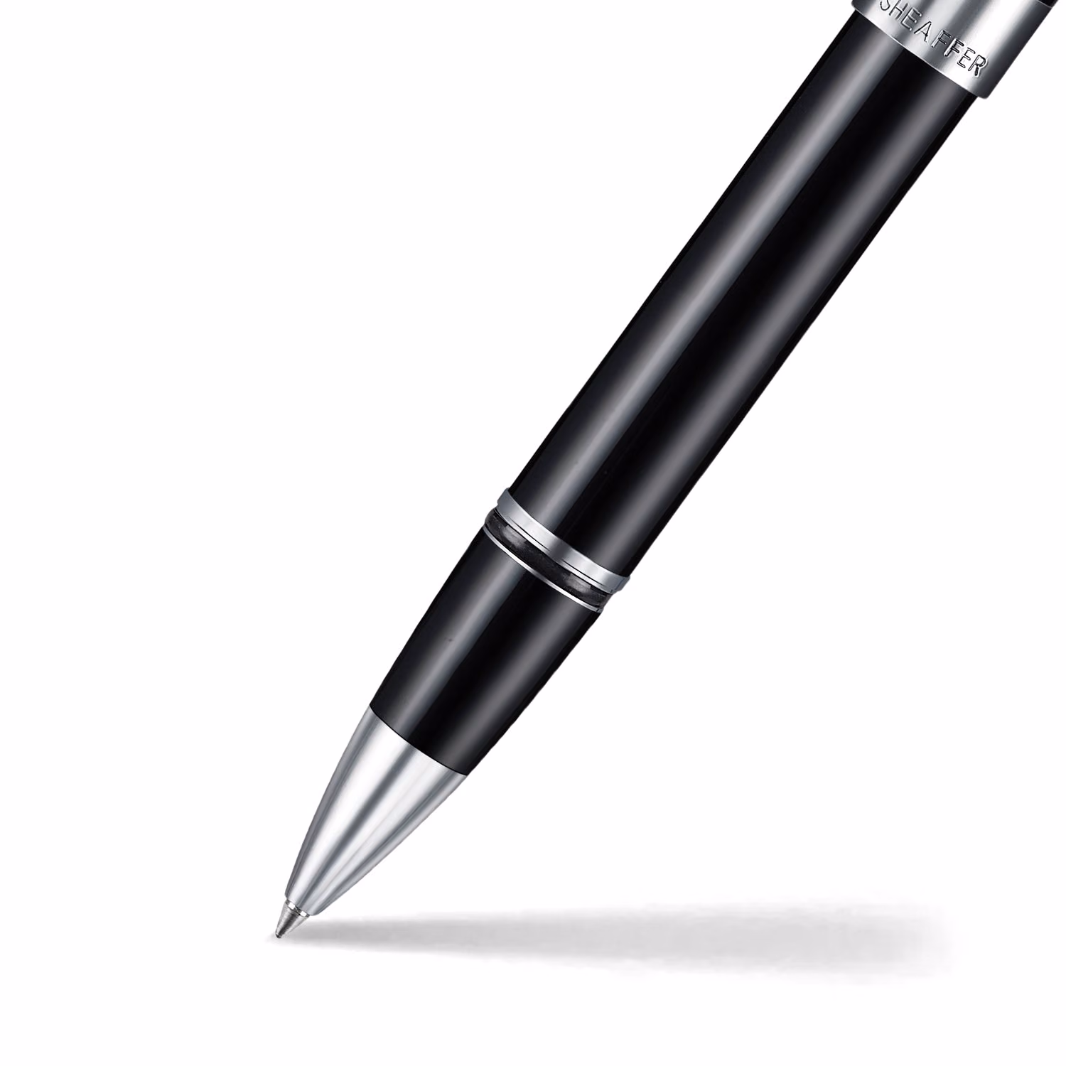 Sheaffer Legacy 9064 Glossy Black Rollerball Pen with Chrome-Plated Trims image 2