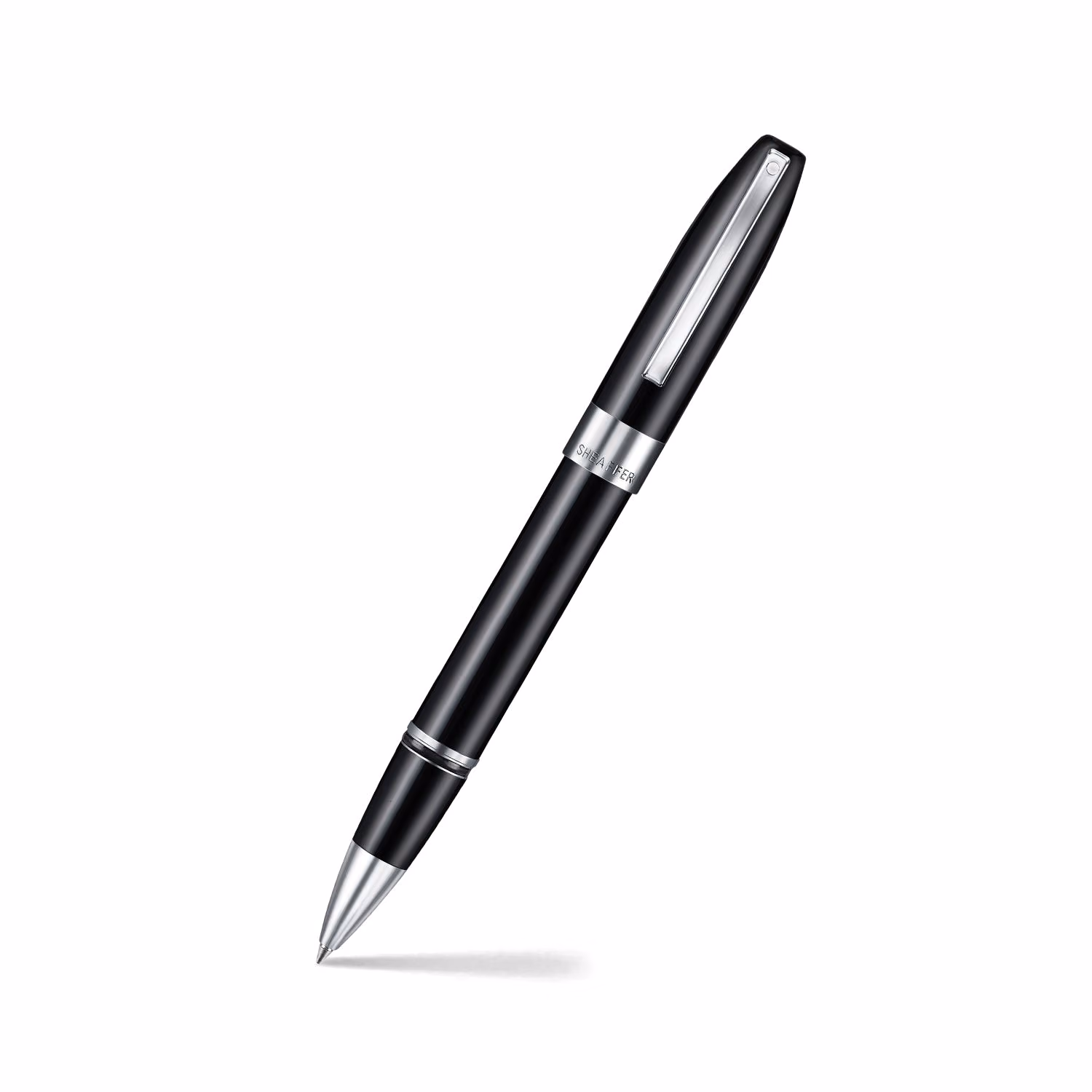 Sheaffer Legacy 9064 Glossy Black Rollerball Pen with Chrome-Plated Trims image 1