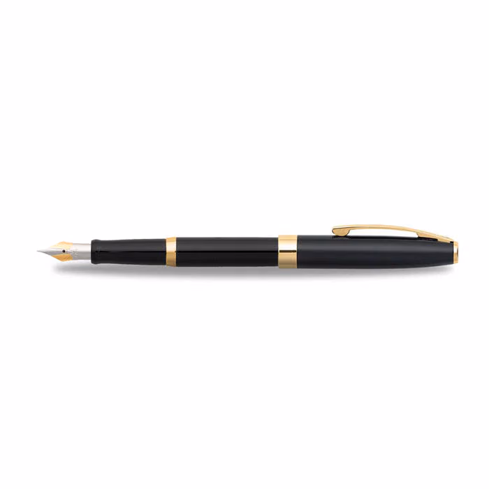 Sheaffer SAGARIS 9471 Gloss Black Fountain Pen With Gold Tone Trim - Medium image 3