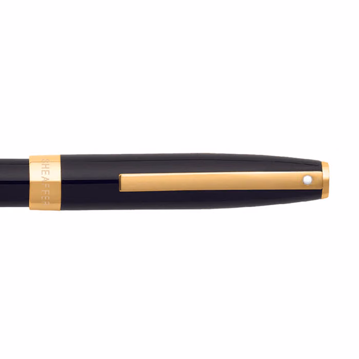 Sheaffer SAGARIS 9471 Gloss Black Fountain Pen With Gold Tone Trim - Medium image 6