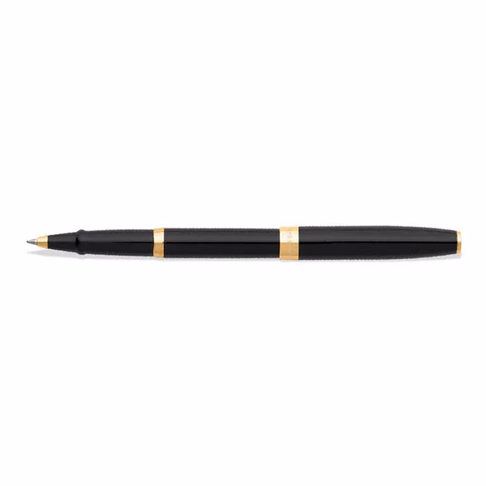 Sheaffer SAGARIS 9471 Gloss Black Rollerball Pen With Gold Tone Trim - Gloss Black With Gold Tone  trim